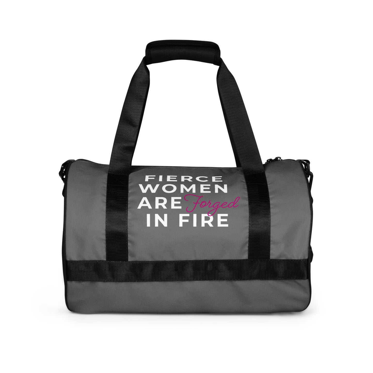 Lady Savage Armor Gym Bag - Warrioress Tay Grey