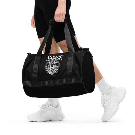 Lady Savage Armor Gym Bag - Warrior Laura Black