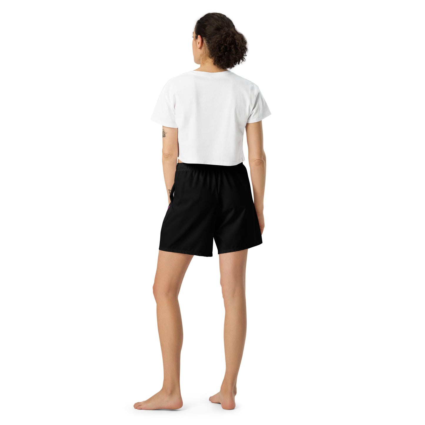 Lady Savage Battle Mark Long Loose Fit Shorts