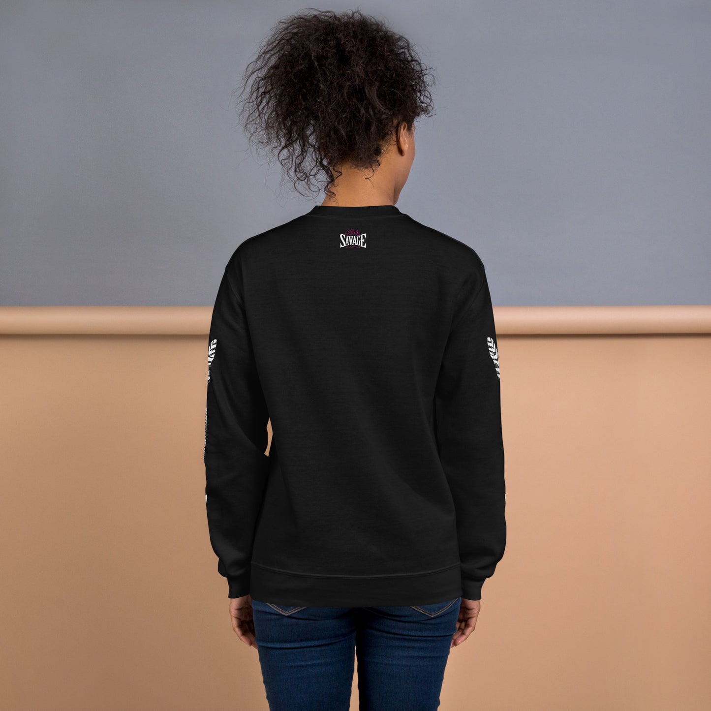 Lady Savage Arrowhead Crew Neck - Warrior Laura Black