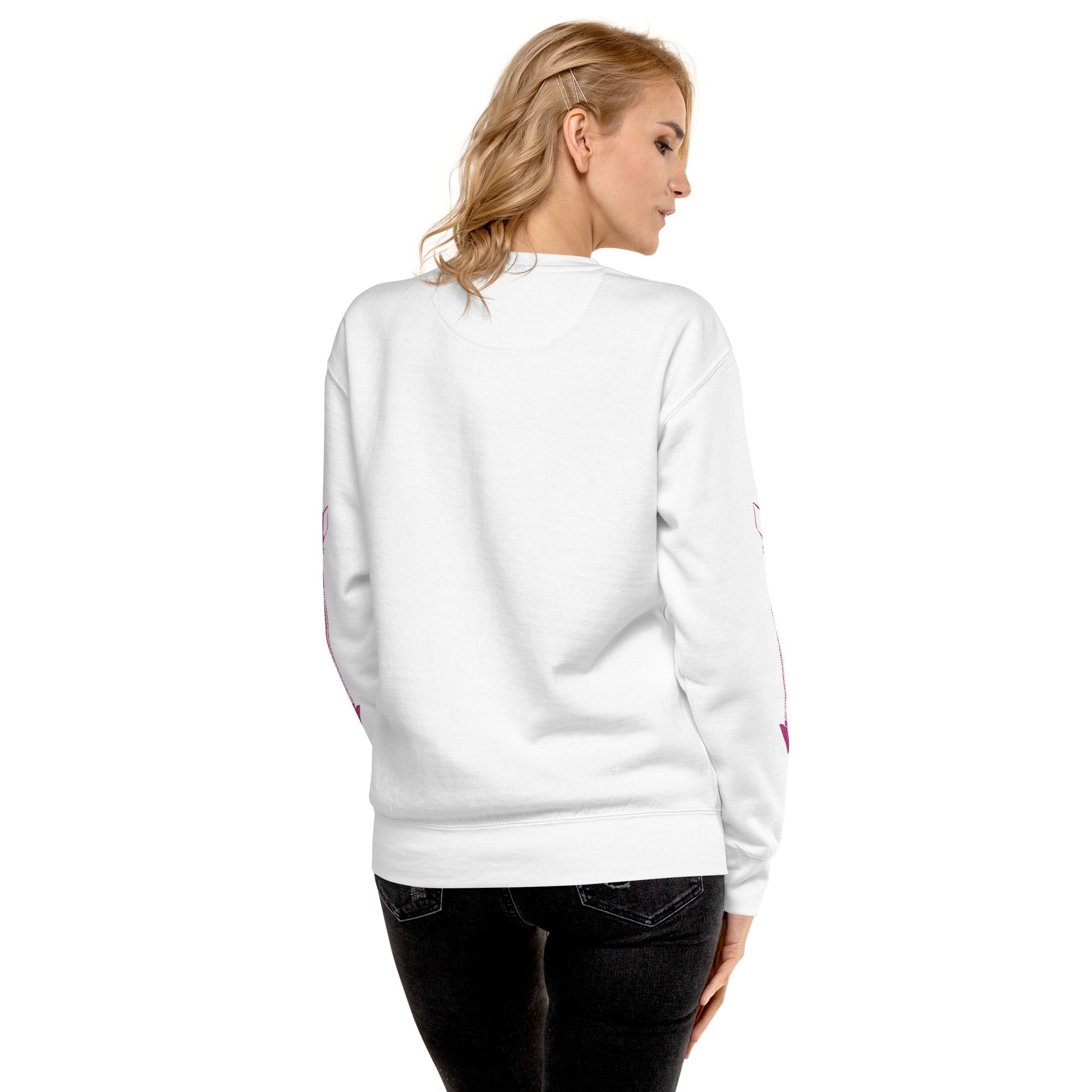 Lady Savage Arrowhead Crew Neck - White Smoke – Lady Savage