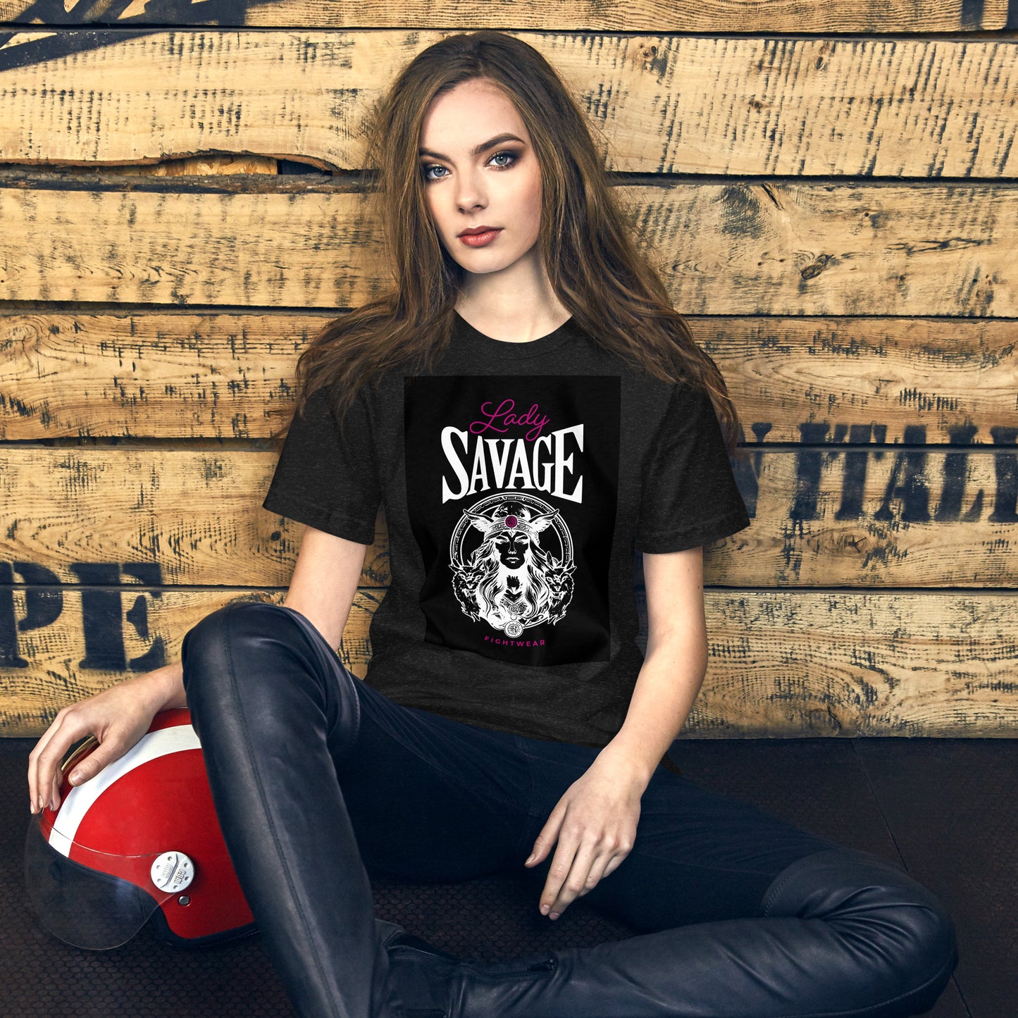 Classic Lady Savage T-Shirt - Savage Smokey Brooke Black