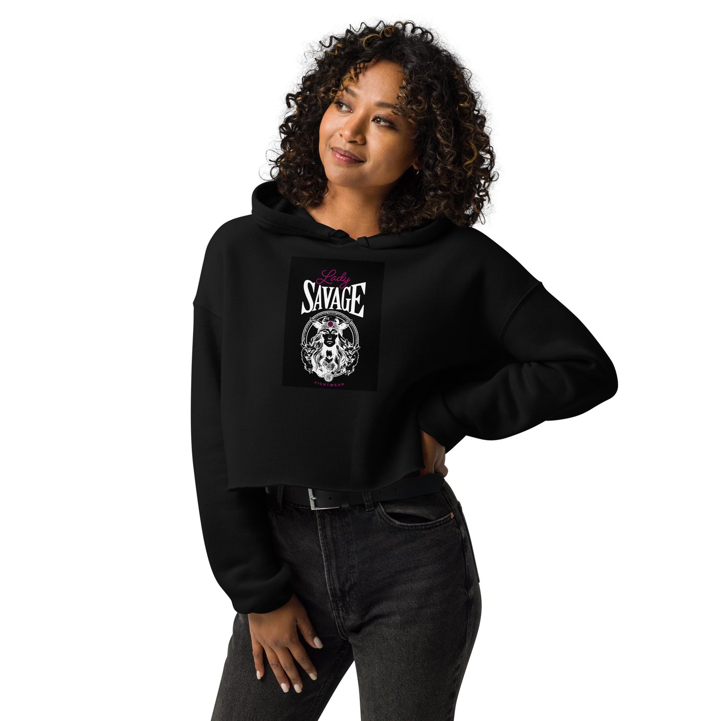 Lady Savage Crop Hoodie